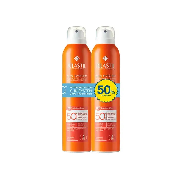 Rilastil Sun System Dry Touch Spray Spf50 2x200ml