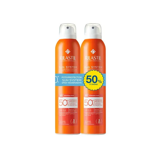 Rilastil Sun System Dry Touch Spray Spf50 2x200ml