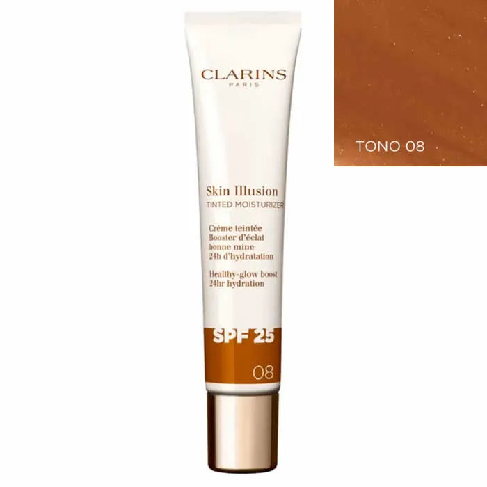 Clarins Skin Illusion Tinted Moisturizer Spf25 08 40ml