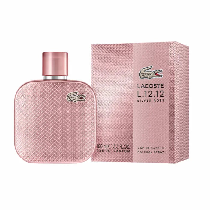 Lacoste L.12.12 Silver Rose Eau De Parfum Spray 100ml