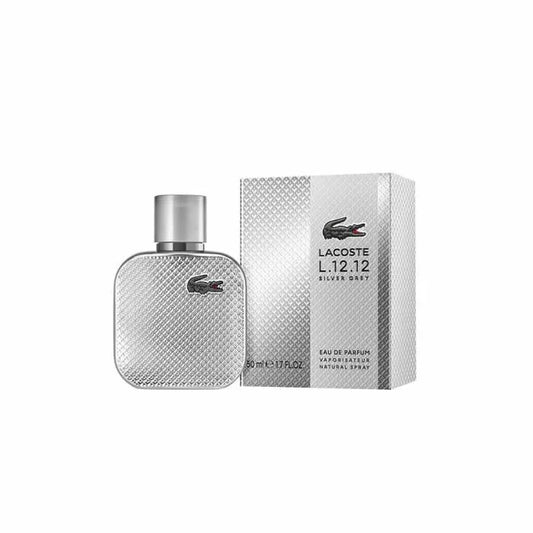 Lacoste L.12.12 Silver Gray Eau De Parfum Spray 50ml