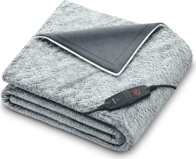 Beurer HD 75 Nordic Grey Green Planet Wrme-Kuscheldecke 180x30cm 6Stufen Abs. (40.000)