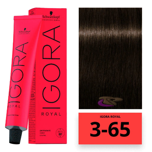 Schwarzkopf Schwarzkpof Igora Tinte 3-65 Castao Oscuro 1un