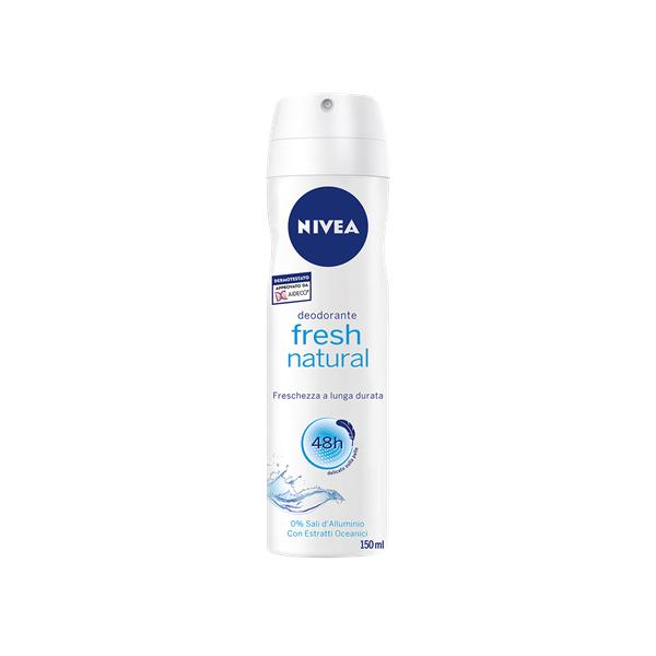 Nivea Fresh Natural 0% Aluminuim Deodorant Spray 150ml