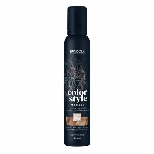 Mousse colorante Indola Blond Beige 200 ml