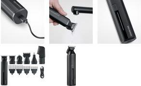 SEVERIN Haarschneider 6-in-1 Multi Grooming Set HT 710 Li-Ionen-Akku fr bis zu 90 Minuten kabellose Nutzung, - 1 Stck