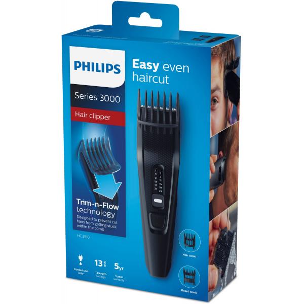 Philips HAIRCLIPPER Series 3000 Regolacapelli con lame in acciaio inossidabile