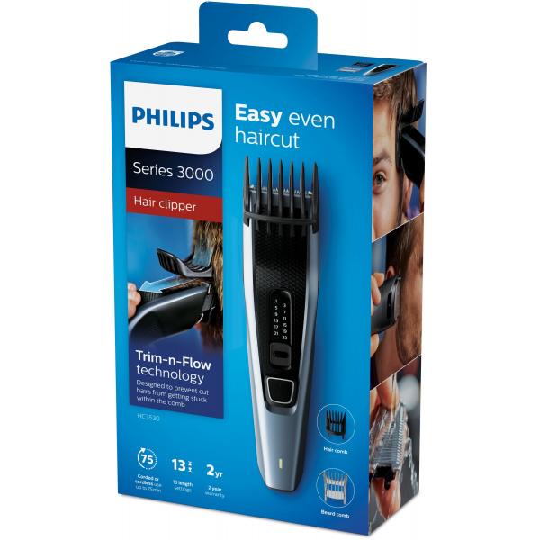 Philips HAIRCLIPPER Series 3000 Regolacapelli con lame in acciaio inossidabile