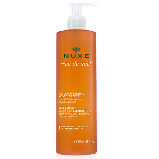 Nuxe Rve De Miel Face And Body Cleansing Gel 400ml
