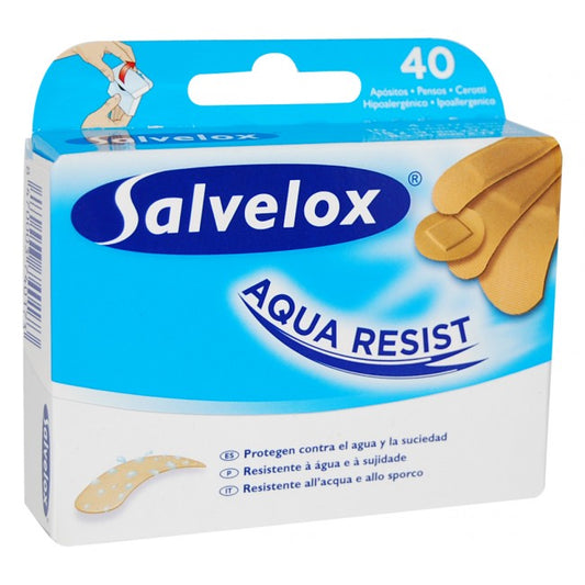 Pansements Salvelox Aqua Resist grand format 40 unités