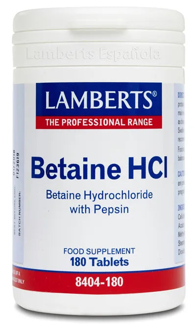 Lamberts Betaine Hcl 324 Mg 180 Tabs