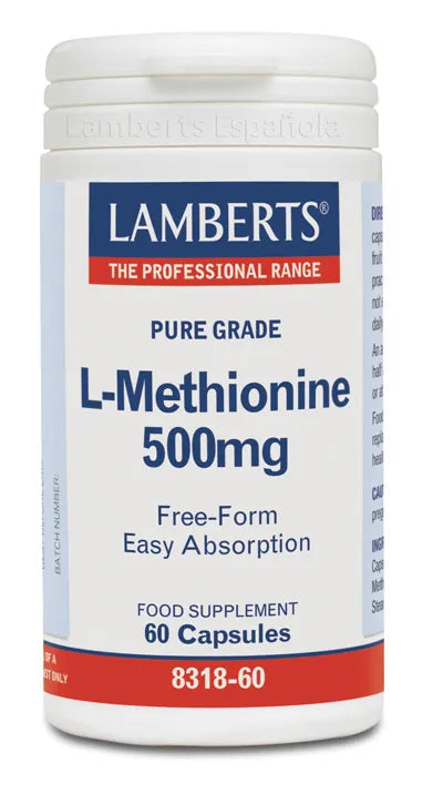 Lamberts L-Metionina 500 Mg 60 Caps