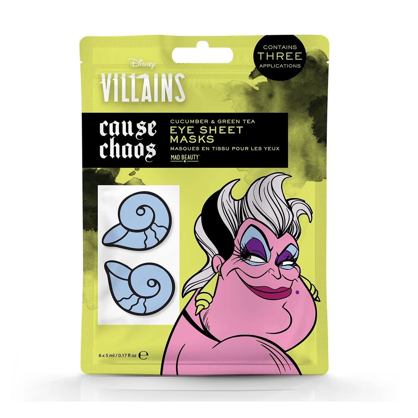Disney Ursula Mask Facial Eyes 1un