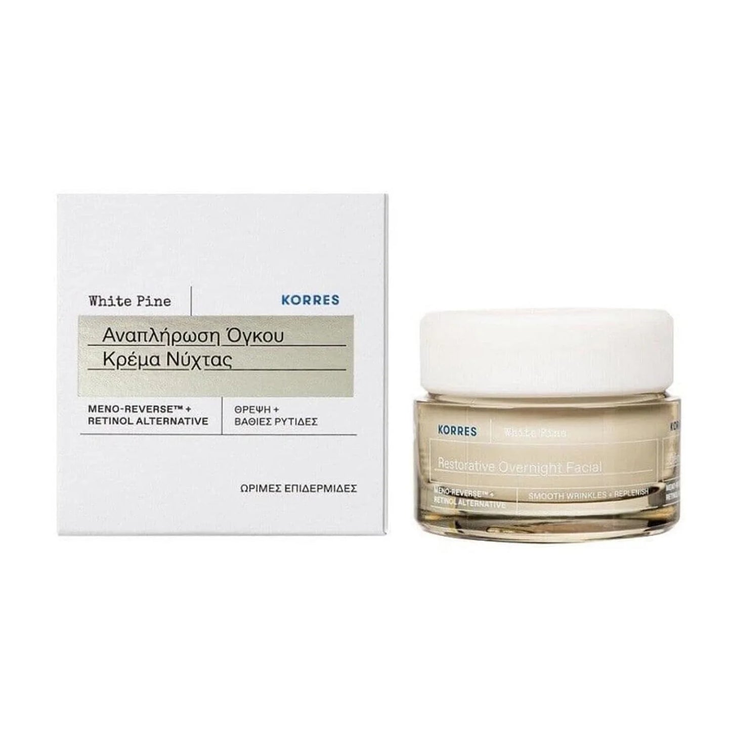 Korres White Pine Restorative Overnight Crema Facial 40ml