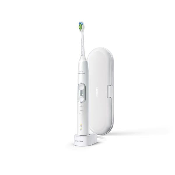 Philips Sonicare HX6877/28 spazzolino elettrico Adulto Spazzolino elettrico sonico Argento, Bianco