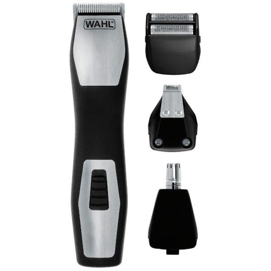 Wahl GroomsMan Pro Nero, Acciaio inossidabile