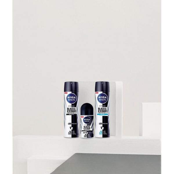 Nivea Men Invisible For Black And White Active Deodorant Spray 200ml