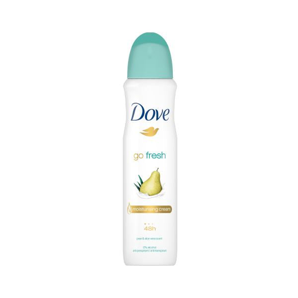 Dove Go Fresh Pear And Aloe Vera Deodorant Antiperspirant 48h Spray 250ml