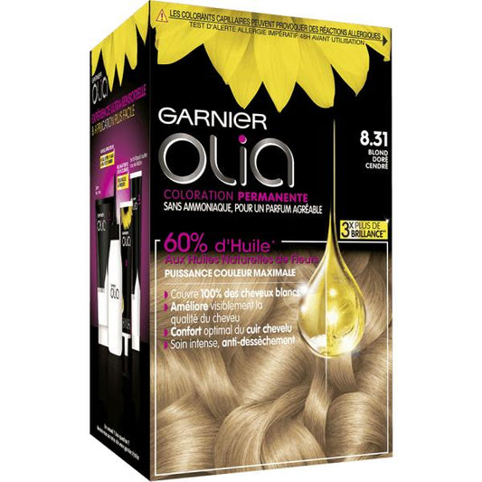 Garnier Olia Permanent Coloring 8,31 Blond Honey
