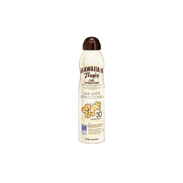 Hawaiian Tropic Silk Hydration Air Soft Sunscreen Mist Spf30 177ml