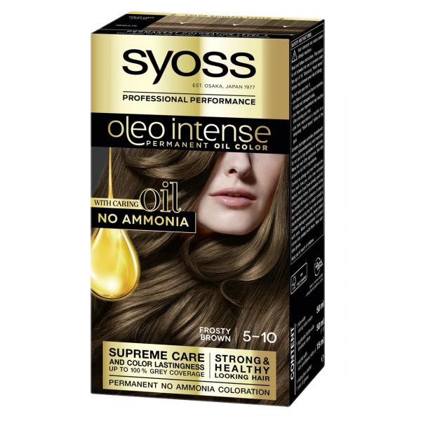 Syoss Oleo Intense Permanent Hair Color 5-10 Light Brown