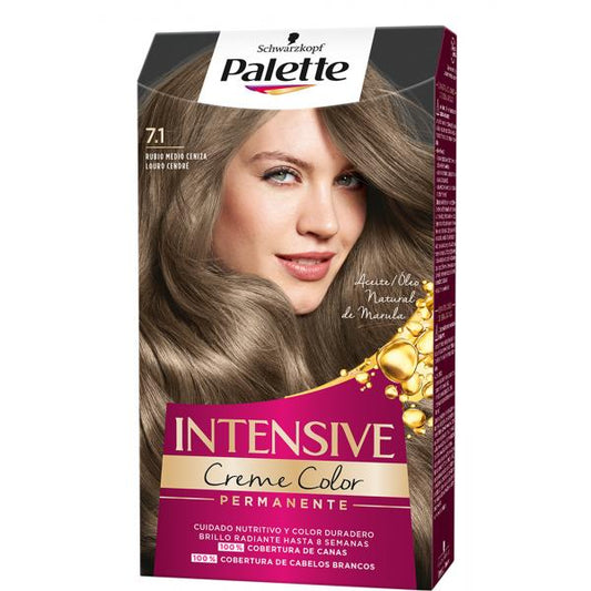 Schwarzkopf Palette Intensive Crème Color Tint 7.1 Blond cendré moyen 