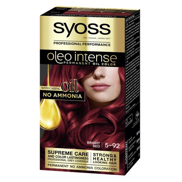 Syoss Oleo Intense Permanent Hair Color 5-92 Intense Red