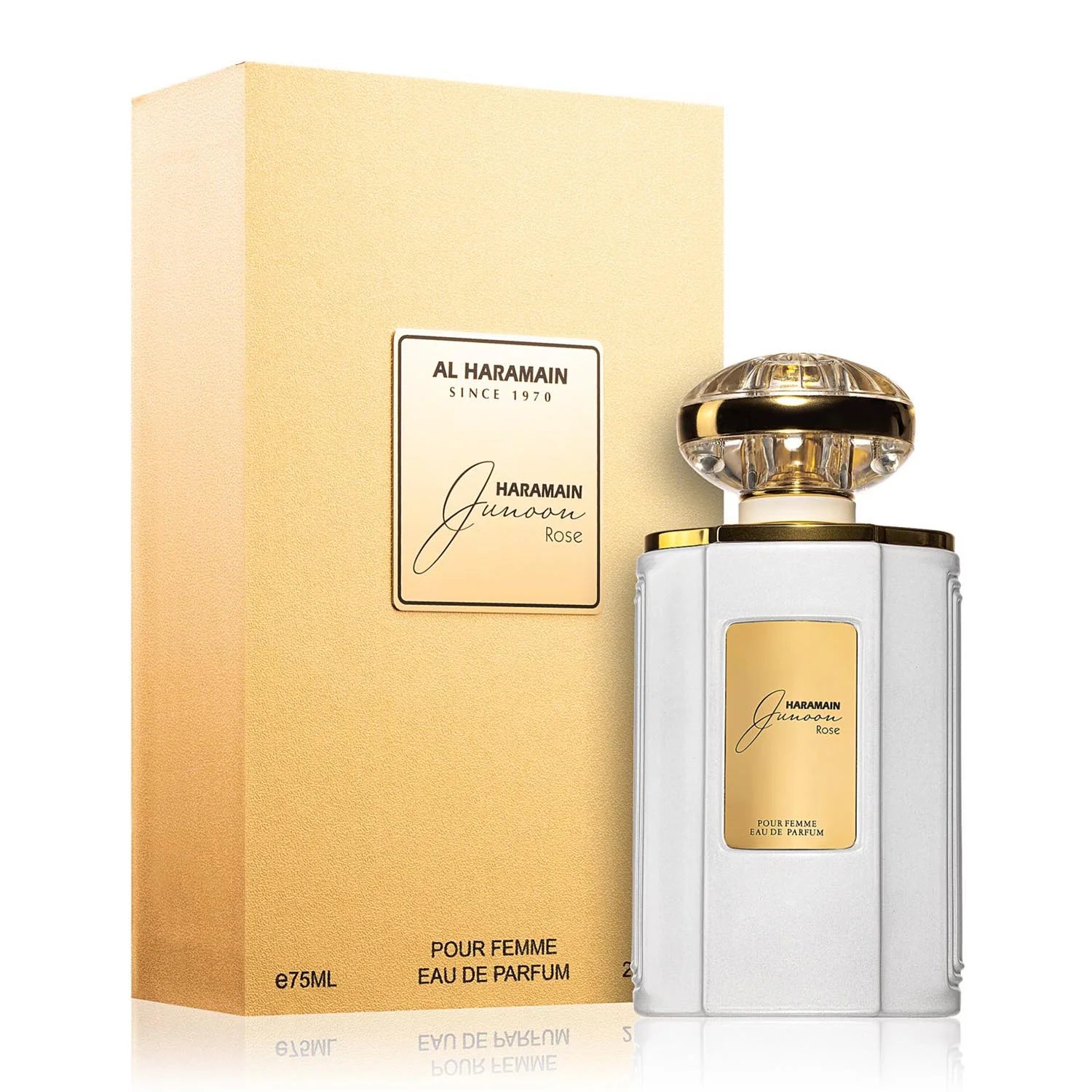 Al Haramain Junoon Rose Eau De Parfum Pour Femme 75ml Spray