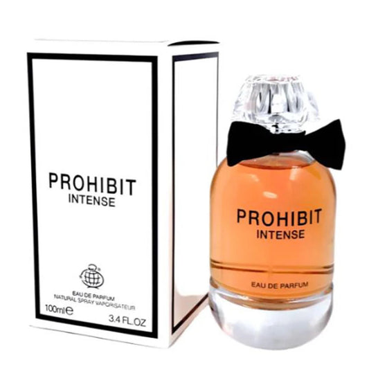 Fragrance World Prohibit Intense Eau De Parfum 100ml Spray
