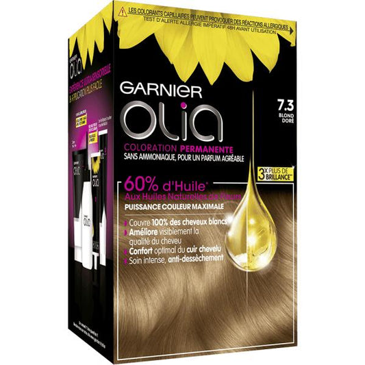 Garnier Olia Permanent Coloring 7,3 Golden Dark Blonde