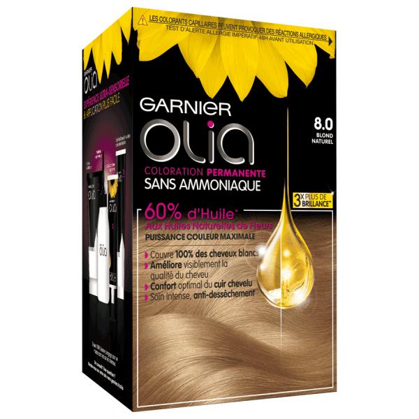 Garnier Olia Permanent Coloring 8,0 Light Blond
