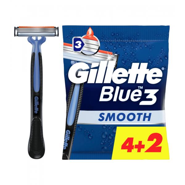 Gillette Blue 3 Cuchilla Afeitar Desechables 6 U