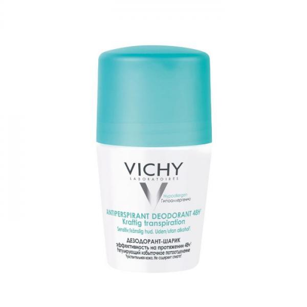 Vichy Deodorant 48 Hour Roll On Anti Perspirant 50ml