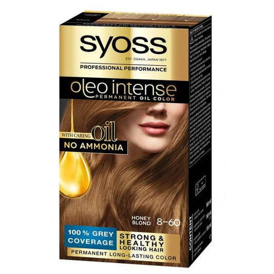 Syoss Oleo Intense Permanent Hair Color 8-60 Honey Blonde