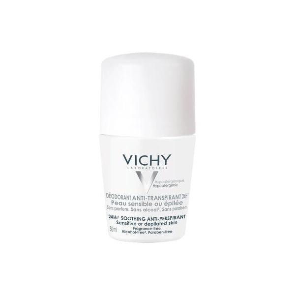 Vichy 48h Anti Perspirant Deodorant Roll On Sensitive Skin 50ml