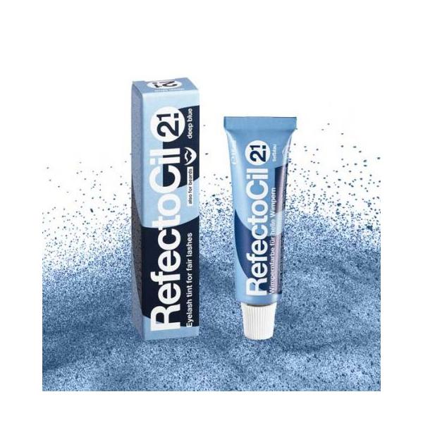 Refectocil Eyelash Tint For Fair Lashes 2,1 Deep Blue 15ml