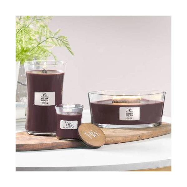 Woodwick Large Hourglass Vanilla y Sea Salt Candle 609g