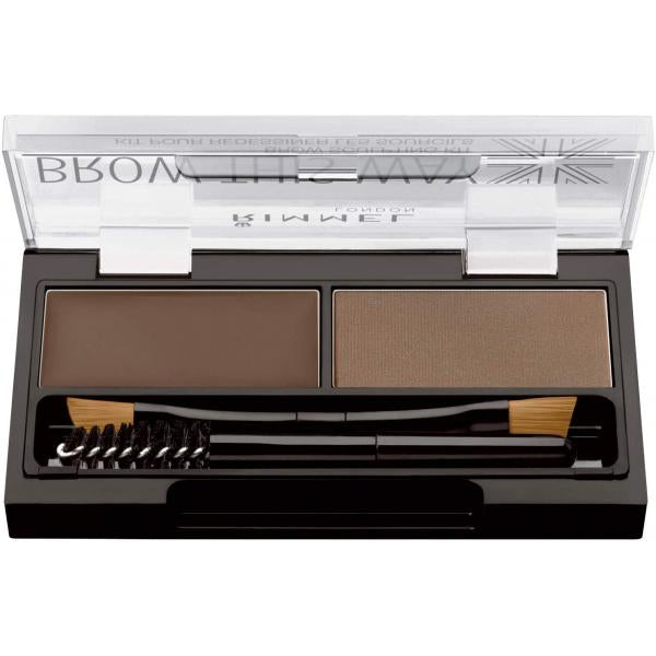 Rimmel Brow This Way Eyebrow Sculpting Kit 002 Mid Brown