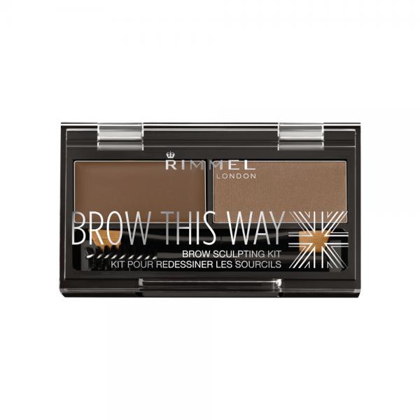 Rimmel Brow This Way Eyebrow Sculpting Kit 002 Mid Brown