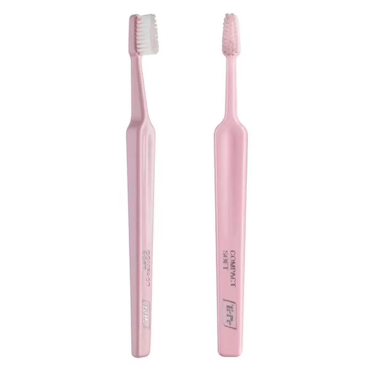 Spazzolino da Denti Tepe Compact Soft Rosa chiaro