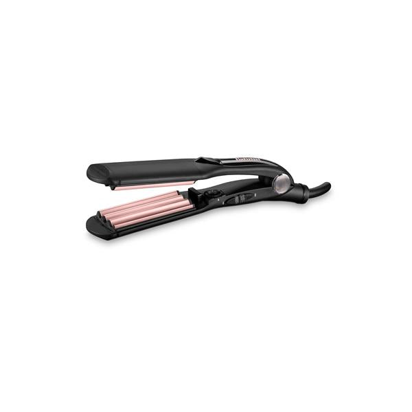 BaByliss The Crimper Piastra texturizzante Caldo Nero, Rosa 1,8 m