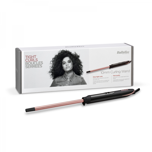 BaByliss Tight Curls Ferro arricciacapelli Caldo Nero, Rame 2,5 m (BaByliss C449E Tight Curls - krllejer)