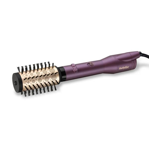 BaByliss Big Hair Dual Spazzola ad aria calda Caldo Nero, Rose Gold, Viola 650 W 2,5 m