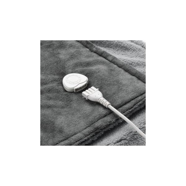 Medisana HB 677 Coperta elettrica 120 W Grigio Tessuto felpato