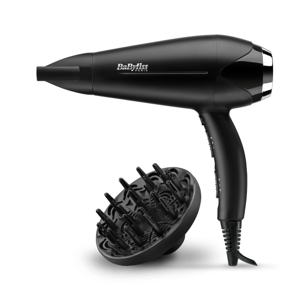 BaByliss D572DE asciuga capelli 2200 W Nero