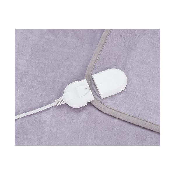 Adler AD 7426 coperta/cuscino elettrico Riscaldaletto elettrico 60 W Grigio Tessuto felpato, Poliestere