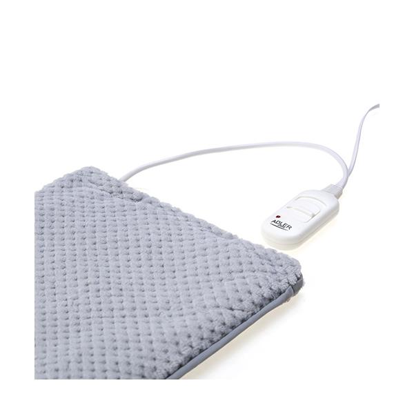 Adler AD 7415 scaldaletto Coperta elettrica Grigio Tessuto felpato