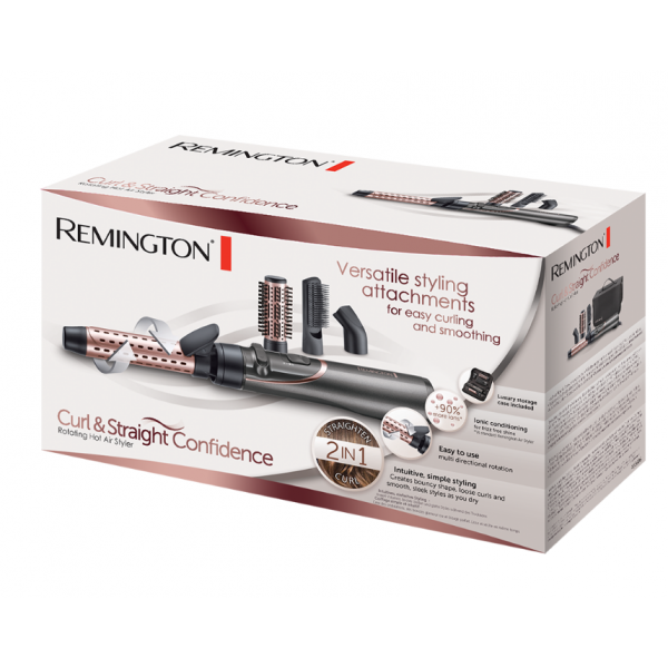 Remington AS8606 Spazzola ad aria calda Caldo Nero, Rose Gold 800 W