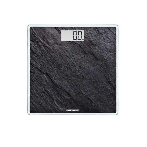 Soehnle Style Sense Compact 300 Quadrato Nero, Argento Bilancia pesapersone elettronica