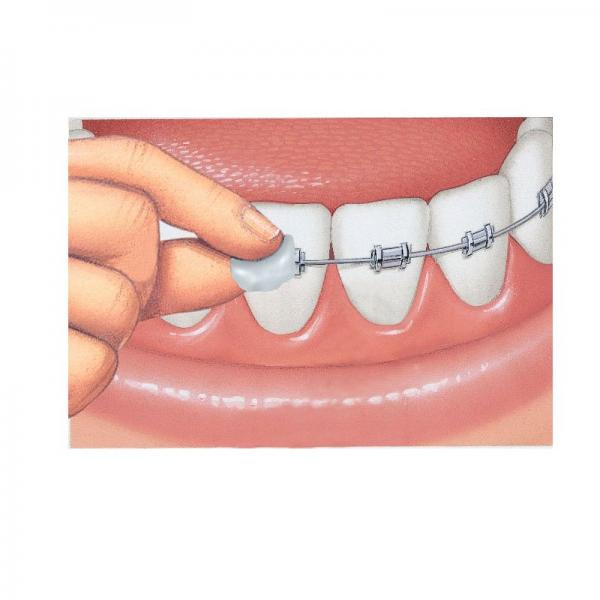 Gum 724 Cera Ortodoncia Mentolada 1 Ud